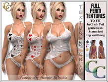CRASH ST&T SET -DOODLE HEARTS X 3 - FULL PERM