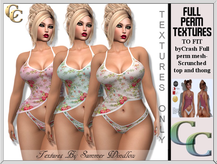 CRASH ST&T SET -VINTAGE ROSE X 3 - FULL PERM