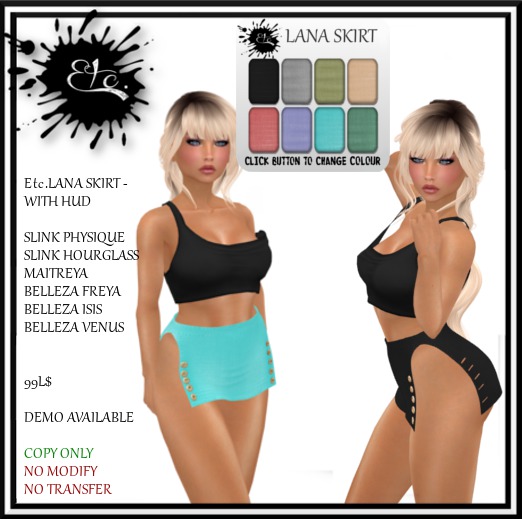 Etc. LANA SKIRT WITH HUD
