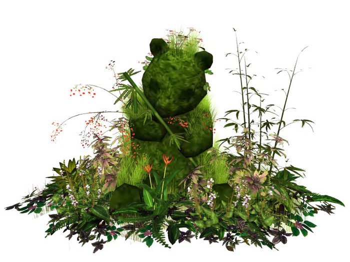 MSD - Panda Topiary & Garden (27 LI) C/M