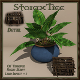 Potted Zebra & Birdhouse A8