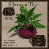 Potted Zebra & Birdhouse A13