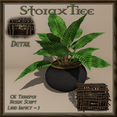 Potted Zebra & Birdhouse A15