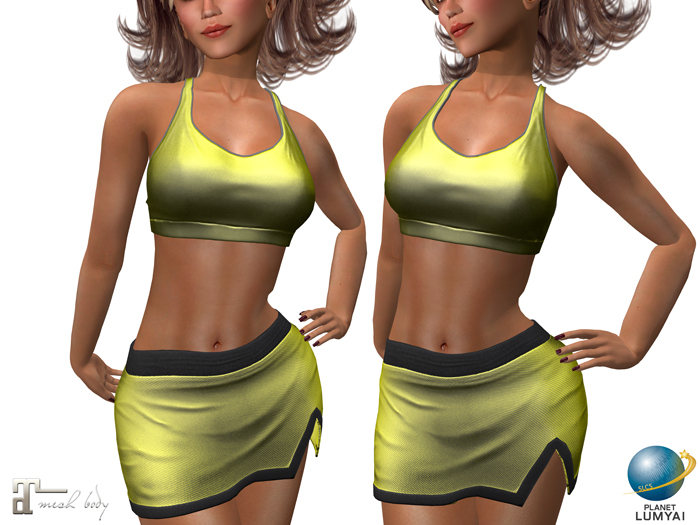 Planet Lumyai Santorini Outfit - Gold-Black