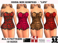 *MM* Odina Mini Romper - "Lips" - All 4 colors - Slink x2, Maitreya, Belleza x3, TMP, Classic