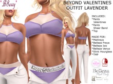 *BSASSY* BEYOND VALENTINES OUTFIT LAVENDER