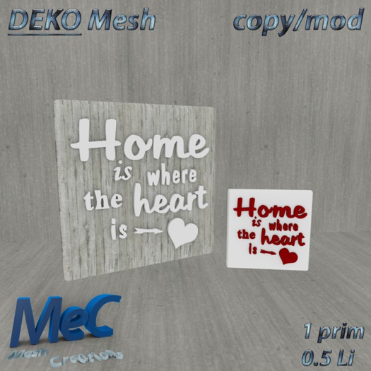 MeC - [Home is where the heart is] SIGN Mesh