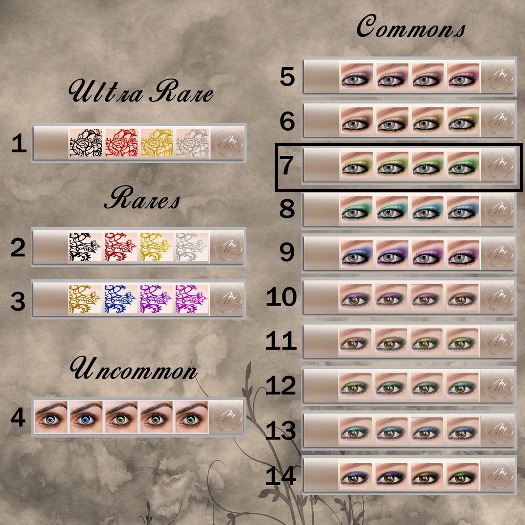 6 MESANGE - Pauline EyeShadow OMEGA 2 (add me & touch)