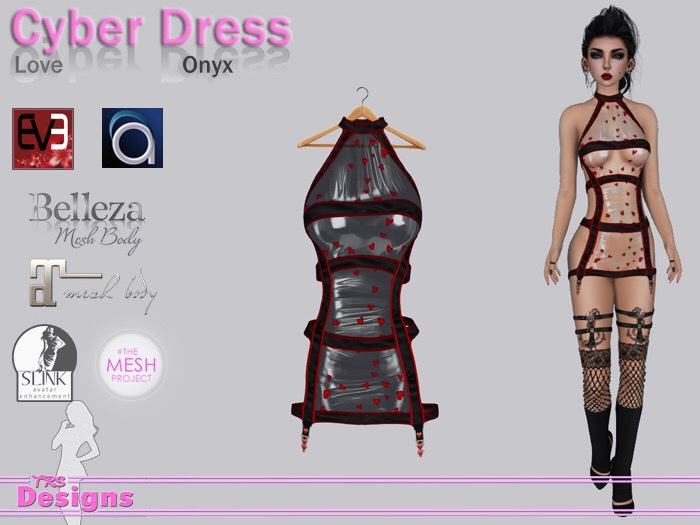 Cyber Dress Love Onyx