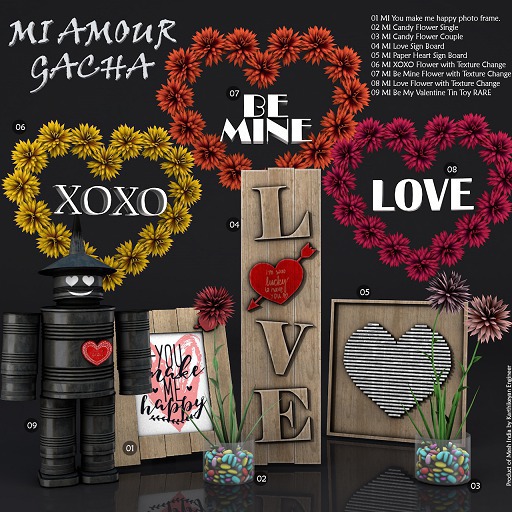 05 MI Paper Heart Sign Board