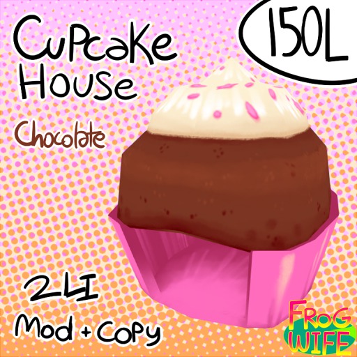 FROG WIFE - Cupcake House [Chocolate] (DISCOUNTED)