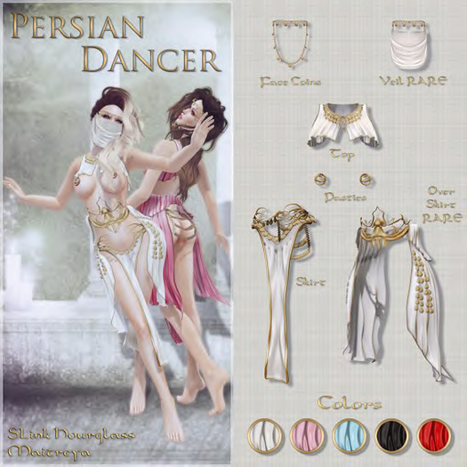 Belle Epoque { Persian Dancer } Top Black M (Box)