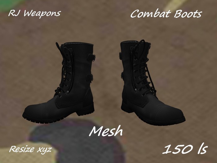 RJ Weapons Combat Boots Mixed