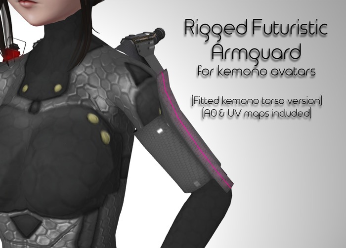 LMF Fitted Kemono Torso Rigged Futuristic Armguard