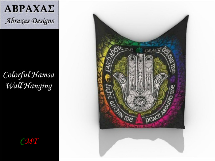 Colorful Hamsa Wall Hanging