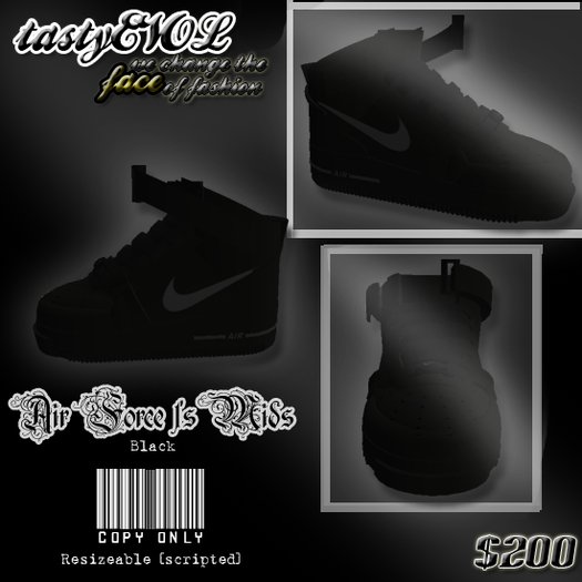 TE {{AIRFORCE 1 BLACK}}BOX