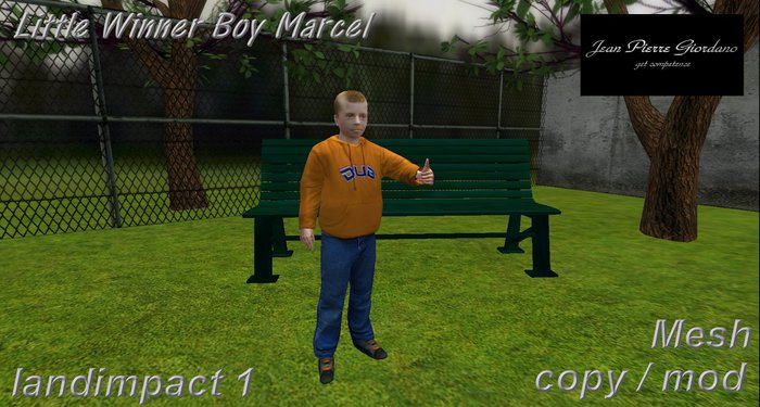 Little Winner Boy Marcel mesh