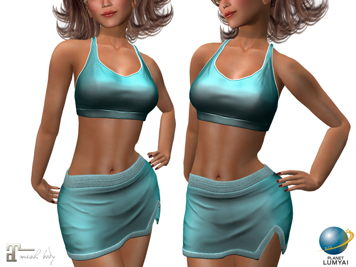 Planet Lumyai Santorini Outfit - Turquoise