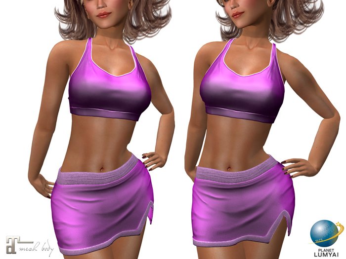 Planet Lumyai Santorini Outfit - Violet