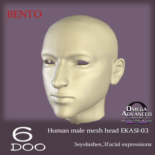 *6DOO* bento Human mesh head EKASI-03