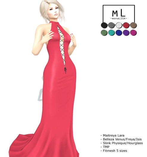 -mL- Pilar Gown (Mait/3Belleza/2Slink/TMP/Mesh)