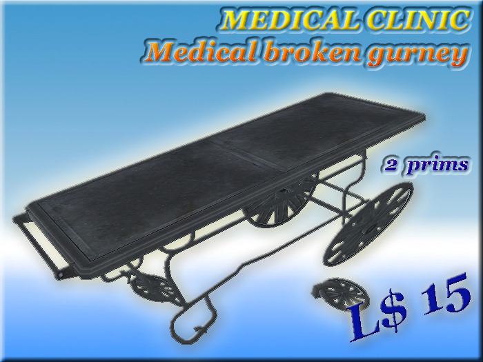 MEDICAL CLINIC Medical broken gurney BOX