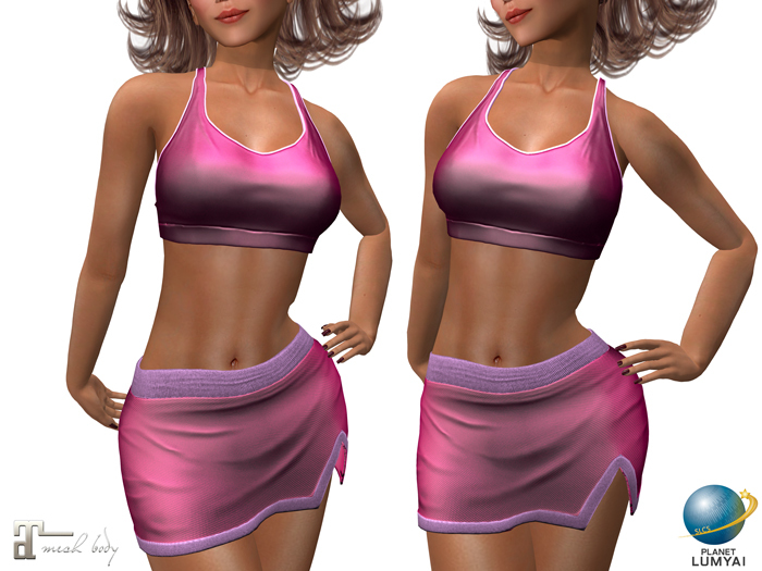Planet Lumyai Santorini Outfit - Fuschia