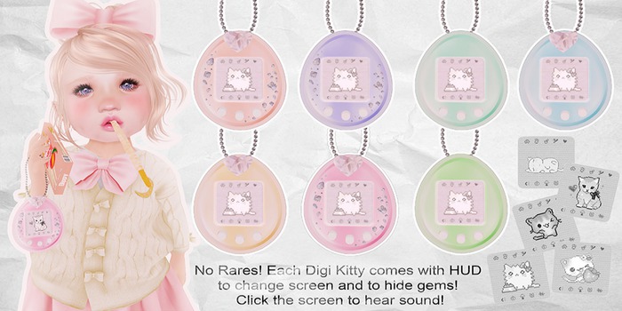 { S&S } Mine Digi Kitty LEAF