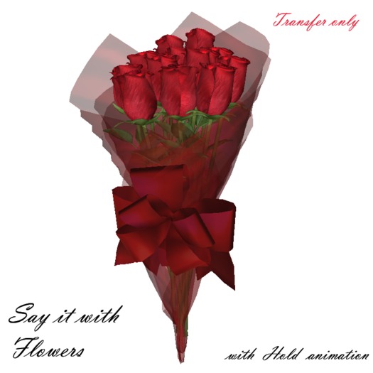 Bouquet of Roses red/R HOLD version