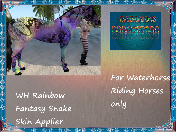 Waterhorse Riding Coat Color Rainbow Fantasy Snake