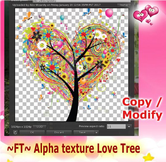 ~FT~ Alpha texture Love Tree (wear me)