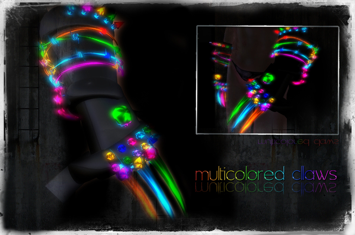 [DOCKS] CYBER FASHION & DESIGN - CLAWS - MULTICOLORED