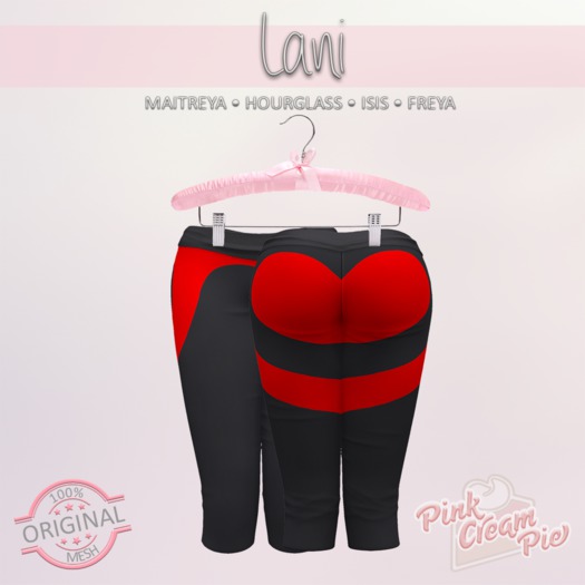 !PCP :: Lani [Hearty Booty Black Red]