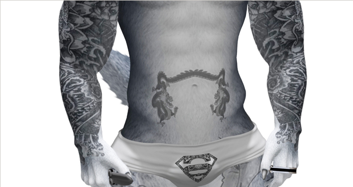 [ V3.0 ] JOMO Male Werewolf Japanese Tattoo Layer MOD