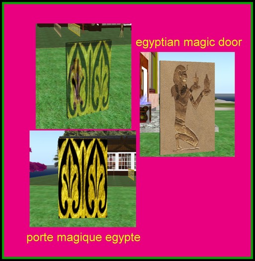 porte magique egypte  nb