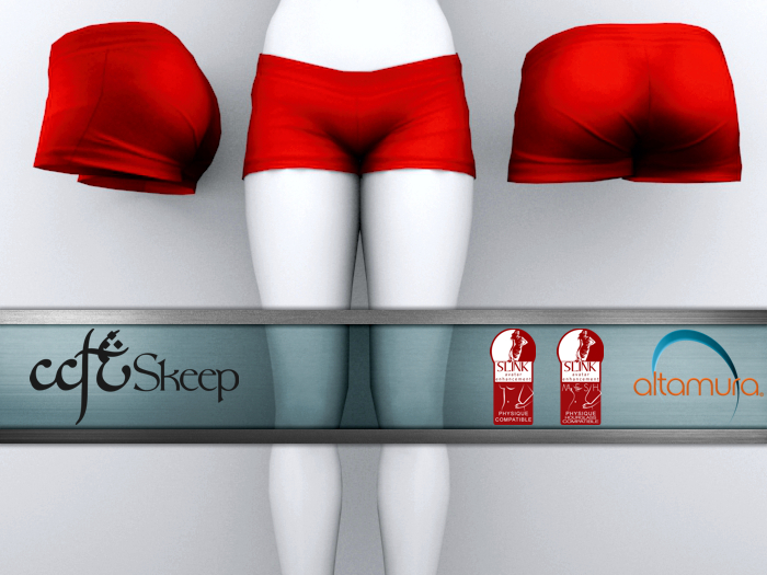 Skeep - Mini-shorts leggings - Red