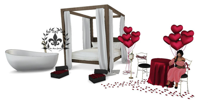 SAYO - Romance & Roses Gacha - Red - 10 Piece Set w/ Rare(s)