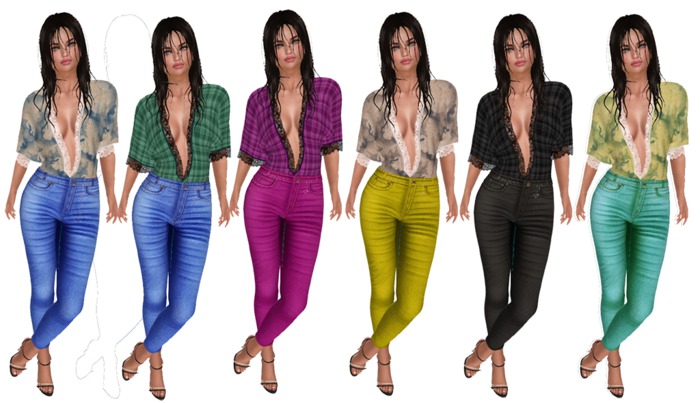 Emma Pants and Wrap Top Set v2 - Maitreya Belleza Slink TMP Tonic Ocacin