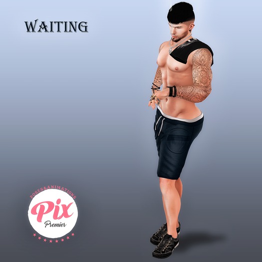 #Pp - everyday male - waiting Pose Bento