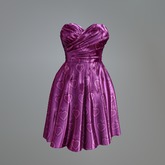 Pink Satin Heart Mesh Dress box