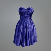 Blue Satin Heart Mesh Dress box