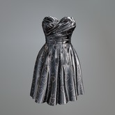 Silver Satin Heart Mesh Dress box