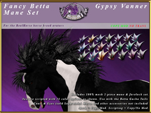 *E* Fancy Betta Mane Set [BOXED] Gypsy Vanner