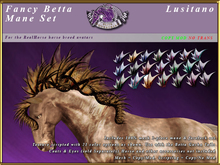 *E* Fancy Betta Mane Set [BOXED] Lusitano