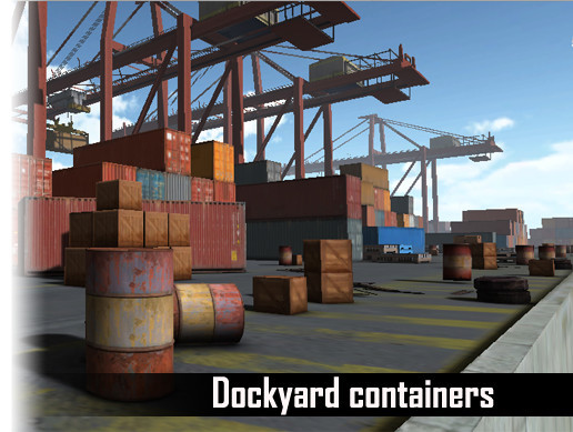 Dockyard Containers Pack Mesh Full Perm
