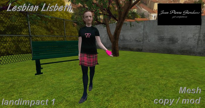 Lesbian Lisbeth mesh BOX