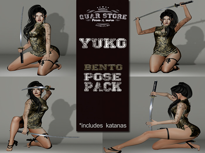 Quar store - Yuko pose pack (Wear me)