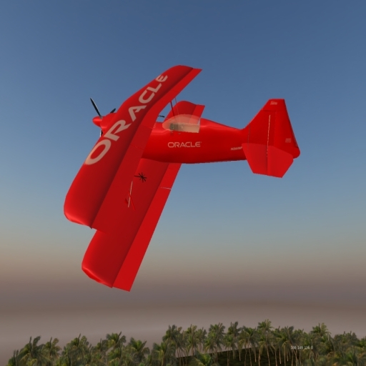 Cute Red Aerobatic BiPlane - a blast to fly!