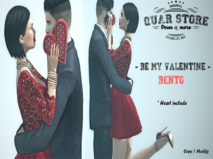 Quar store - Be my Valentine pack (wear me)