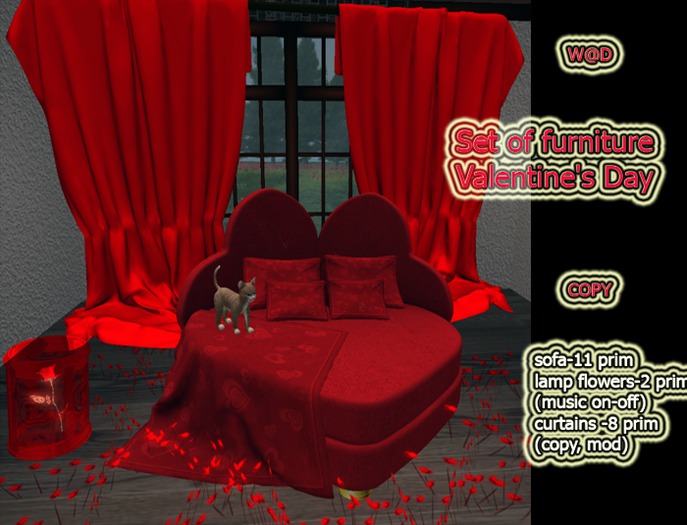Gift!!! Set of furniture-Valentine's Day